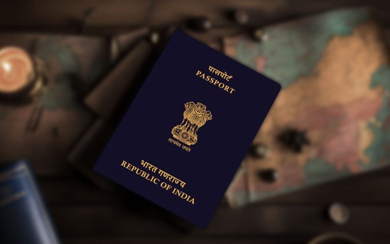 Applicant receiving guidance for a new passport application